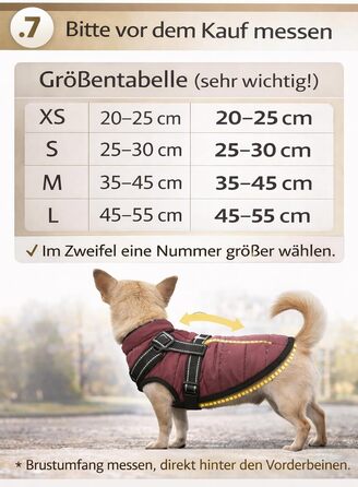 Зимова жилетка для собак - тепла жилетка для тварин, бавовна, з нагрудником (L, фіолетовий)