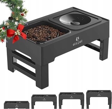 Підвищена миска для собак E7474 ELS PET: 2 в 1