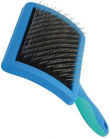 Вигнута щітка для грумінгу домашніх тварин, міцна, велика