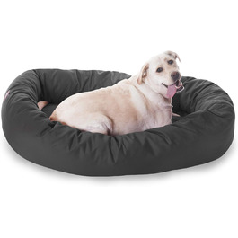 Лежак для собак Majestic Pet Bagel, 24 дюйми, сірий