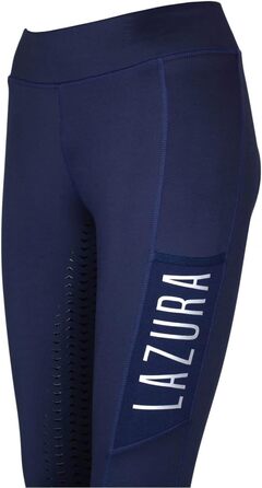 Лазура - Теплі рейтузи для верхової їзди для дітей та жінок Емілія | Утеплені термо-рейтузи з силіконовим повним обхватом | Рейтузи для верхової їзди для хлопчиків та дівчаток з флісовою внутрішньою стороною | Дитячі та жіночі рейтузи для верхової їзди (1