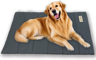 RovePad Trail: Водонепроникний килимок для собак та котів, 110x68 см, розкладний, для дому та авто (темно-сірий)