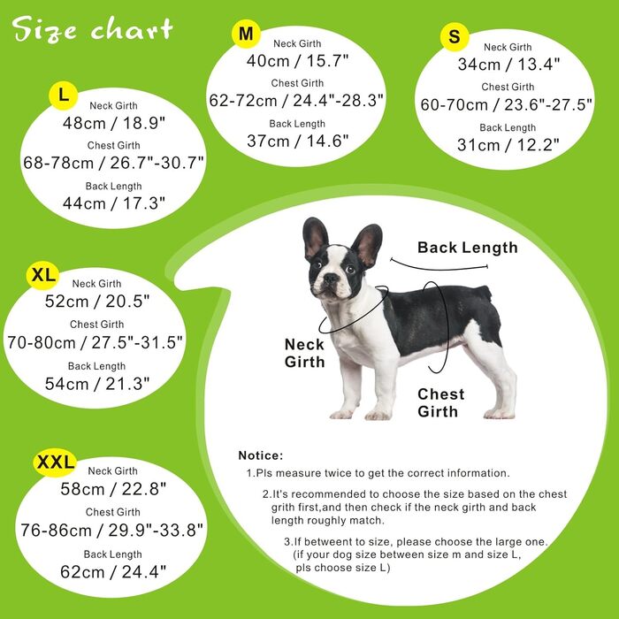 Дощовик для собак Mosucoir з відбиваючими елементами та регульованою капюшоном, водонепроникний, для великих собак (зелений, L)