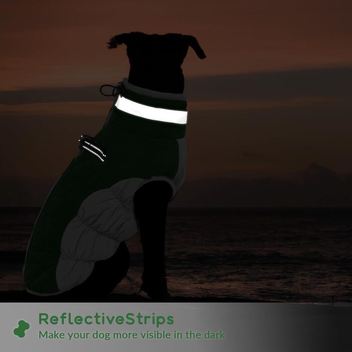 Зимовий теплий одяг для собак - тепла жилетка для маленьких собак, цуценят, чихуахуа. Зимовий костюм для собак (зелений, XS)