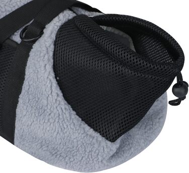 Транспортна сумка для собак та котів - зручна та дихаюча переноска для вигулу на вулиці (сірий)