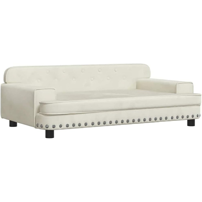 Крісло-ліжко для собак VidaXL, 90 x 53 x 30 см, кремовий колір