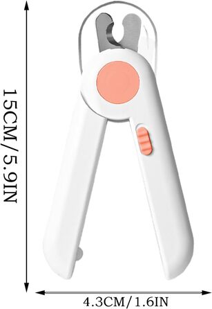 Ножиці для собак | Ножиці для обрізання кігтів собак, інструмент для догляду за лапами, шліфування для малих тварин, птахів, кошенят, обрізка кігтів для домашнього догляду за тваринами, рожеві