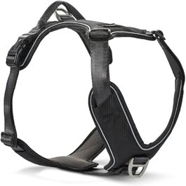 Шлея для собак Wolters Active Pro Comfort, розмір 70-85 см, чорна/антрацит