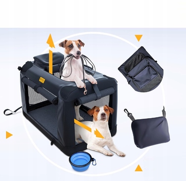 Складаний переноска-сумка для собак PETPROVED, 72x52x52 см