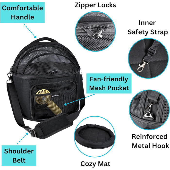 Трансформер-переноска для собак: переноска-автокрісло, переноска для котів, переноска для маленьких собак (сертифікована CPS 5 зірками)