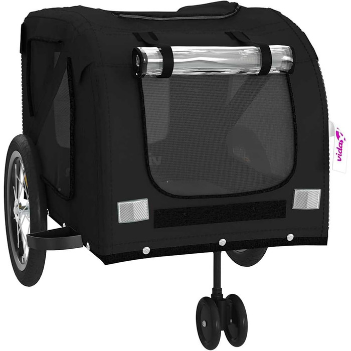 Фаркоп-причіп для собак Gecheer: міцний, з тканини Oxford та дахом з ПВХ, для безпечних та комфортних поїздок з домашніми тваринами