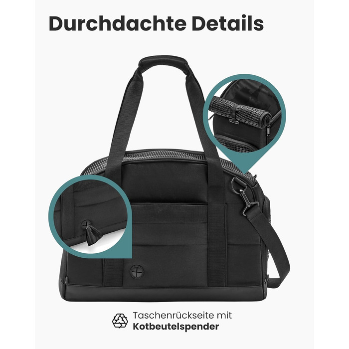 Транспортна переноска для собак Larkson до 8 кг, Бежева - Tjark - для подорожей літаком, для собак та котів. Відповідає вимогам більшості авіакомпаній