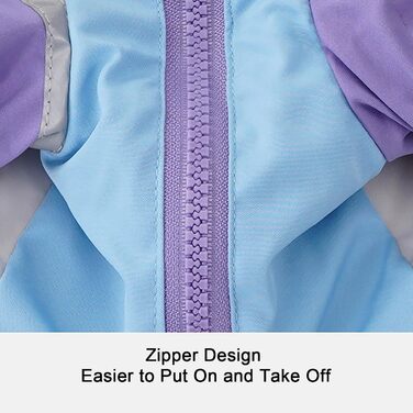 Теплий водонепроникний пуловер для собак з плюшевою підкладкою, світловідбиваючий пуловер для цуценят для прогулянок та походів (Blue, Small)