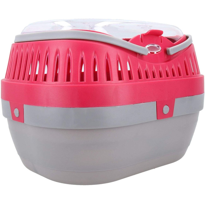 Транспортний бокс для морських свинок, щурів, дегусів, великий, червоний, 3 шт.