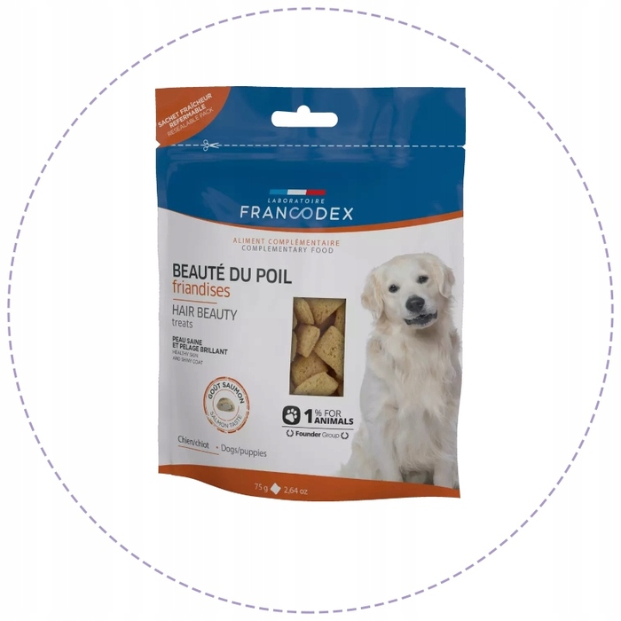 Шлейка для собак (розмір L), червона, з інтегрованою ручкою-поводцем + ласощі з лосося