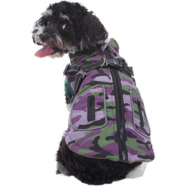 Зимовий теплий одяг для собак: водонепроникна жилетка з інтегрованим повідком | для малих, середніх та великих собак