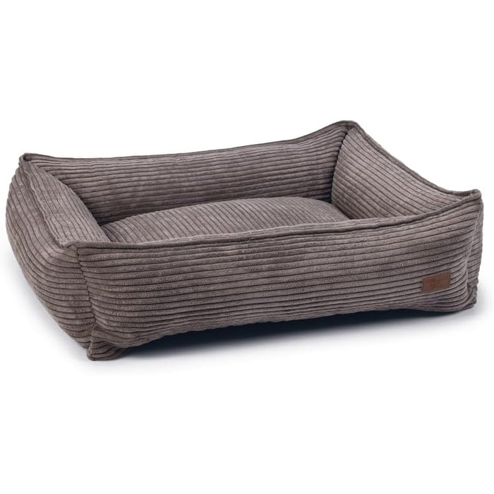 Собаче ліжко Hundebett від Lotte Ribbed, коричневе, 80x70x22 см