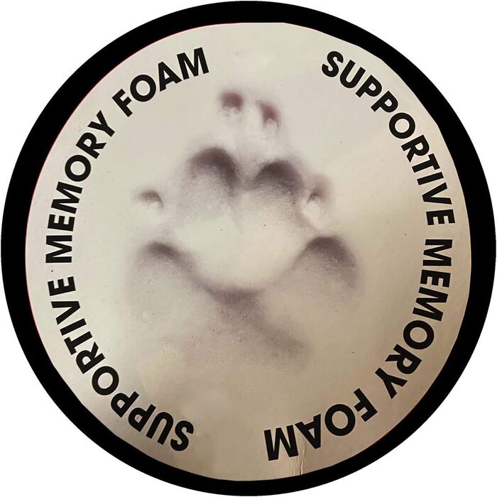 Крісло-ліжко для собак Petface з меморіальною піною, водонепроникне, сіре, розмір L (101 x 67 x 8 см)