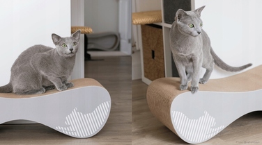 Дряпалка MyKotty Vigo, сіра