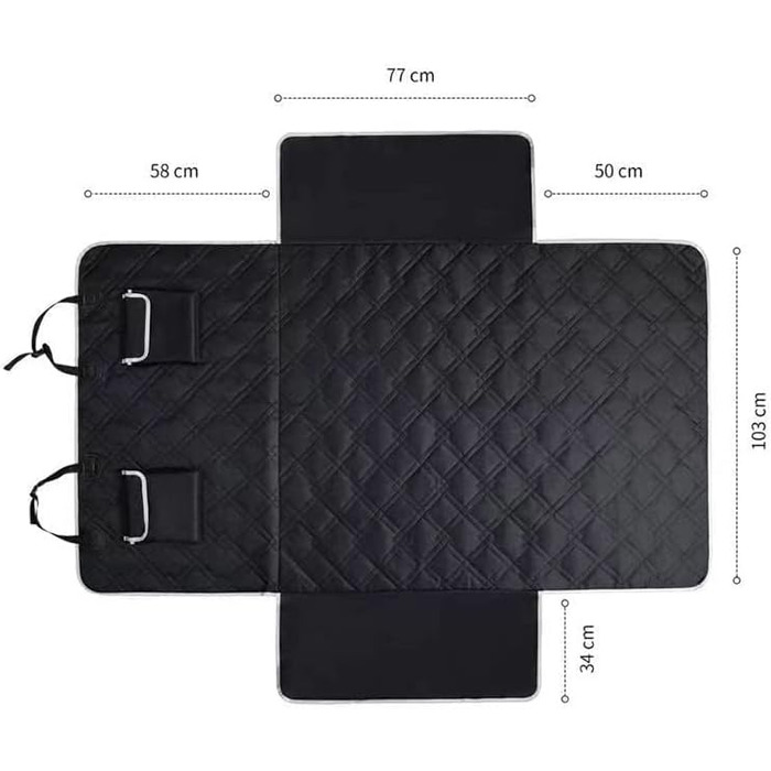 Захист для багажника Peugeot 208 (2020+): водовідштовхувальний килимок для багажника, захист від подряпин, для собак