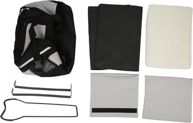 Корзина для собак у передню частину велосипеда, знімний мішок для маленьких та середніх собак, 38x28x25 см, легка тканина, швидка застібка, універсальний транспорт для домашніх тварин