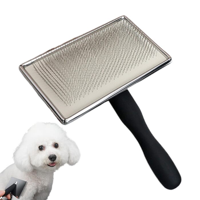 Гребінець для собак та котів: металевий масажний гребінець для вичісування підшерстка | Інструмент для грумінгу