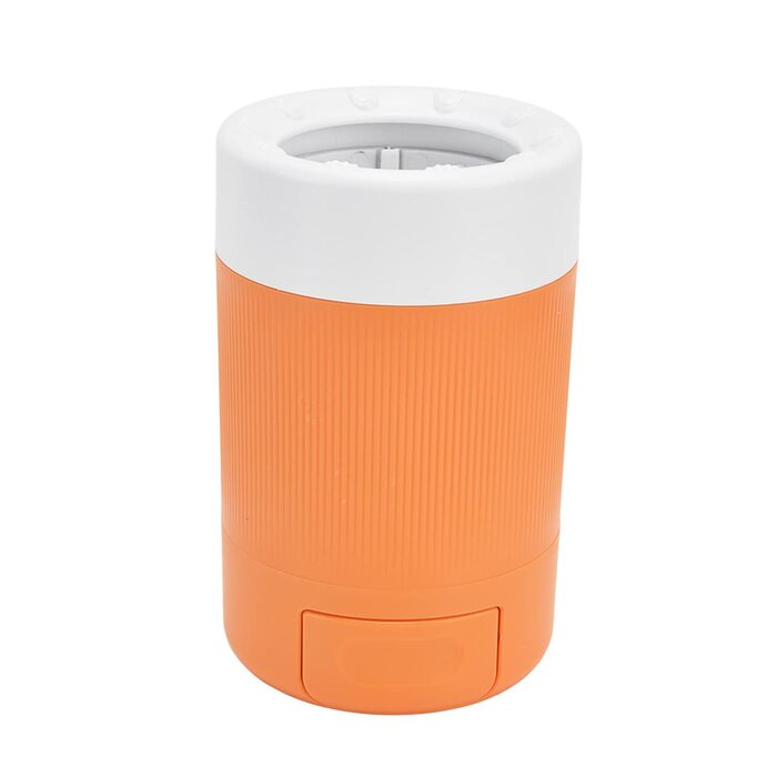 Портативний мийник лап для собак ANKROYU - оранжевий. Легкий та зручний інструмент для чищення лап домашніх тварин. Безпечний, з міцного ABS-пластику, для дому та подорожей.