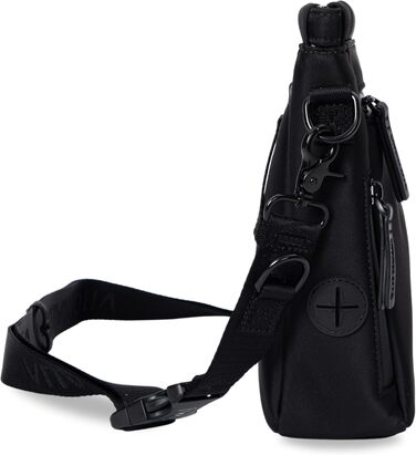 Сумка для собак Deluxe: багатофункціональна сумка через плече з кишенею для ласощів, сумкою для прогулянок, сумкою для корму, диспенсером для пакетів та магнітною застібкою - ідеально для прогулянок та тренувань (Чорний)