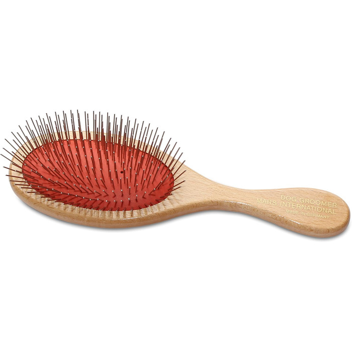 Професійна щітка для догляду за шерстю Mars Professionelle для собак та коней, високоякісні шпильки з нержавіючої сталі, 2,5 см, довжина 7,5-9 см