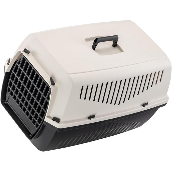 Переноска для котів та собак Ferplast SKIPPER 3, 62x41x38 см, пластик, бежева