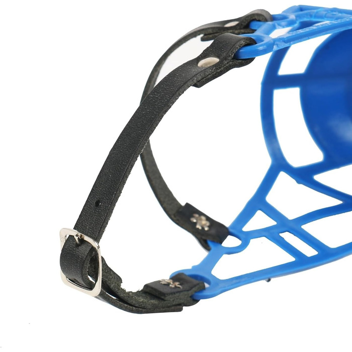 Нашийник-маска для грейхаундів (довгоносі) 101 Windhund – легкий, дихаючий, безпечний для прогулянок, ветеринара та захисту від отруєнь. Міцний та довговічний. Синій.