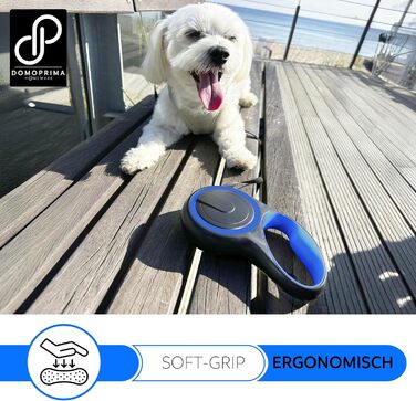 Нашийник для собак Domoprima: міцний, безпечний, з відбиваючим рефлектором, розміри S, M, кольори: сірий, блакитний, зелений, рожевий