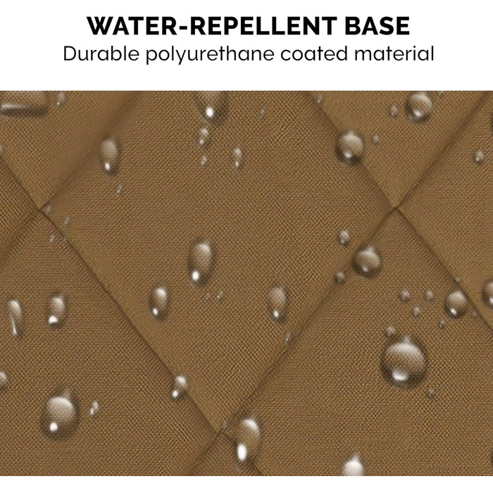 FurHaven Лежанка для собак великих та середніх порід, Sherpa-Fleece, розмір L, 91 x 58 x 7 см, кремовий колір