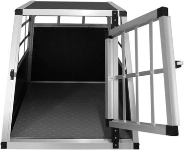 Транспортна переноска для собак та котів, алюмінієва, для автомобіля (Gitterbox, Kofferraumbox)