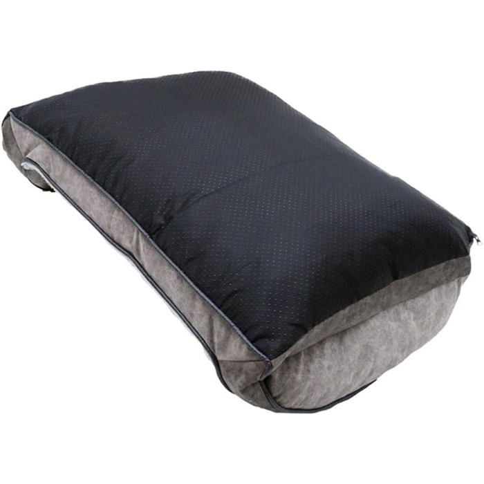 Ліжко для собак Rosewood з флісовою підкладкою, сіре, 64 x 64 x 20 см (67 x 85 x 25 см), розкладне