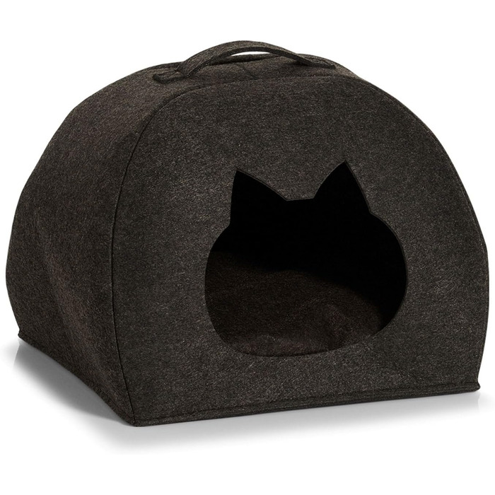Ліжко-кошик для котів Zeller, антрацит, котяча коробка