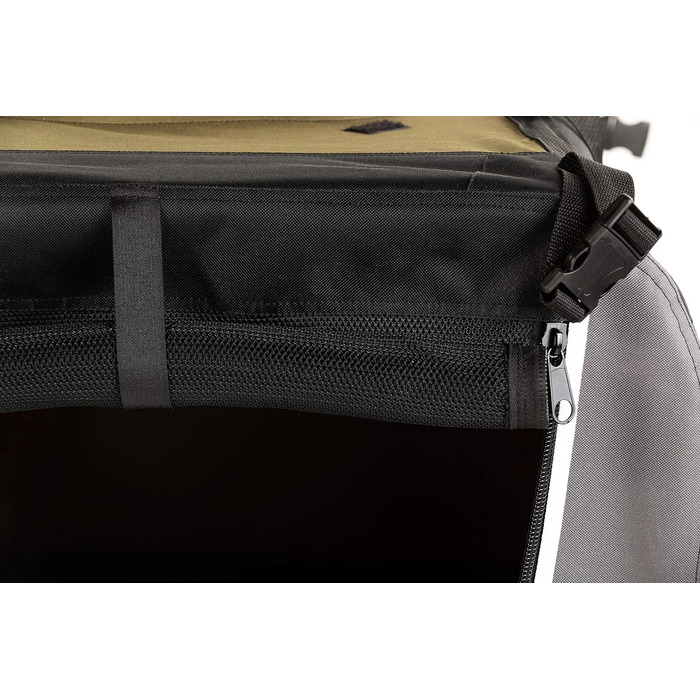 Транспортна переноска для собак та котів, 91х64х64 см, оливковий колір