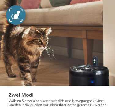 Фонтанчик для котів Philips Pet Series PAW3210/02: Інтелектуальний, з захистом від протікання, датчиком рівня води та тихим режимом