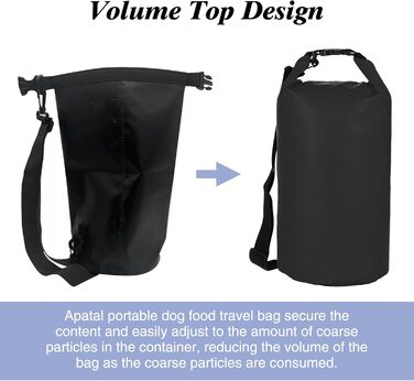 Велика переносна сумка для тварин, 15 л, чорна. Водонепроникна сумка для подорожей з тваринами, для кемпінгу та походів