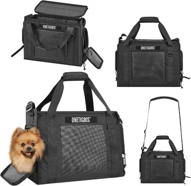 Транспортна сумка для собак OneTigris, переноска для котів та цуценят до 5 кг, M 2.0