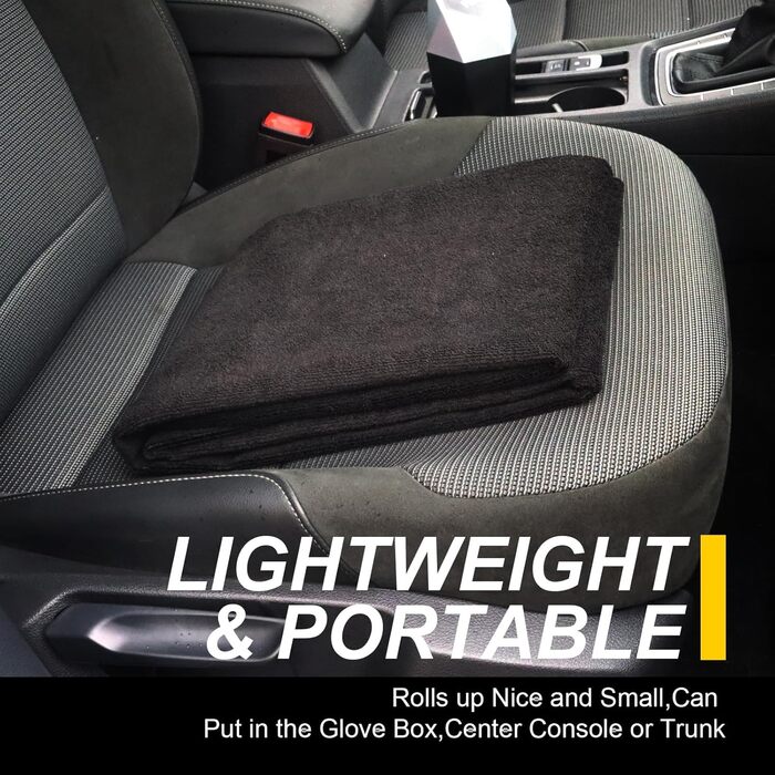 Водонепроникний чохол на сидіння заднього ряду авто: для собак, дітей, легкових, вантажних, SUV (чорний)