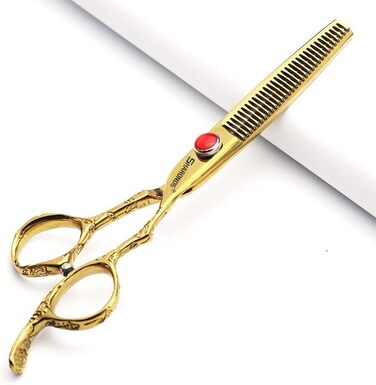 Професійні ножиці для перукарів 7 дюймів з візерунком троянд, перукарські інструменти, набір японських ножиць з нержавіючої сталі