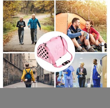 Трансформер для кота - переноска для вигулу з регульованим ремінком | Сумка-переноска для цуценят, для подорожей, на вулицю, в літак, до ветеринара, в місто (Рожева, L)