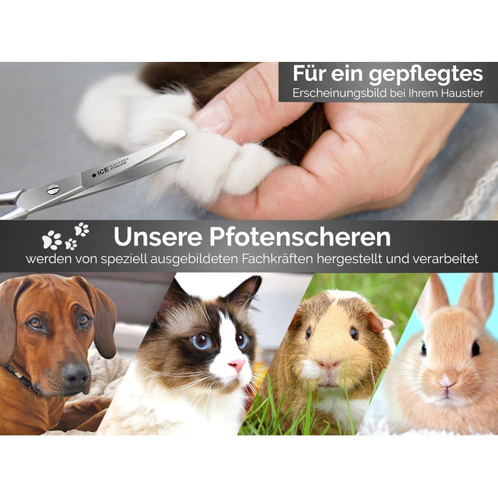 Професійна фетрова ножиці для грумінгу собак, 11,5 см