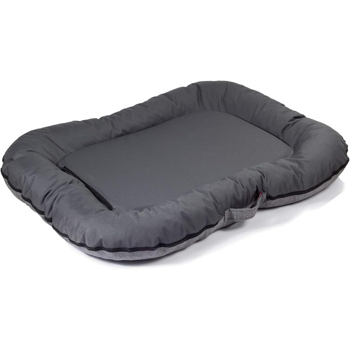 Водонепроникне лежанка для собак, лежанка-матрац з Codura, сіра, розмір M (80 x 65 см) | Для дому та вулиці | Лежанка для середніх собак