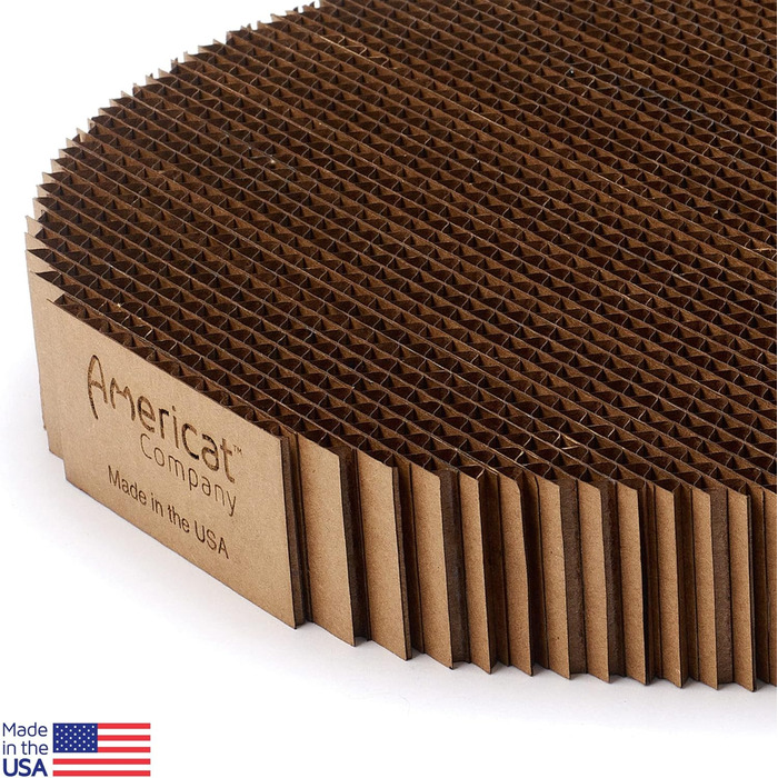 Кігтеточка для котів Americat XL, двостороння, з картону, зроблені в США