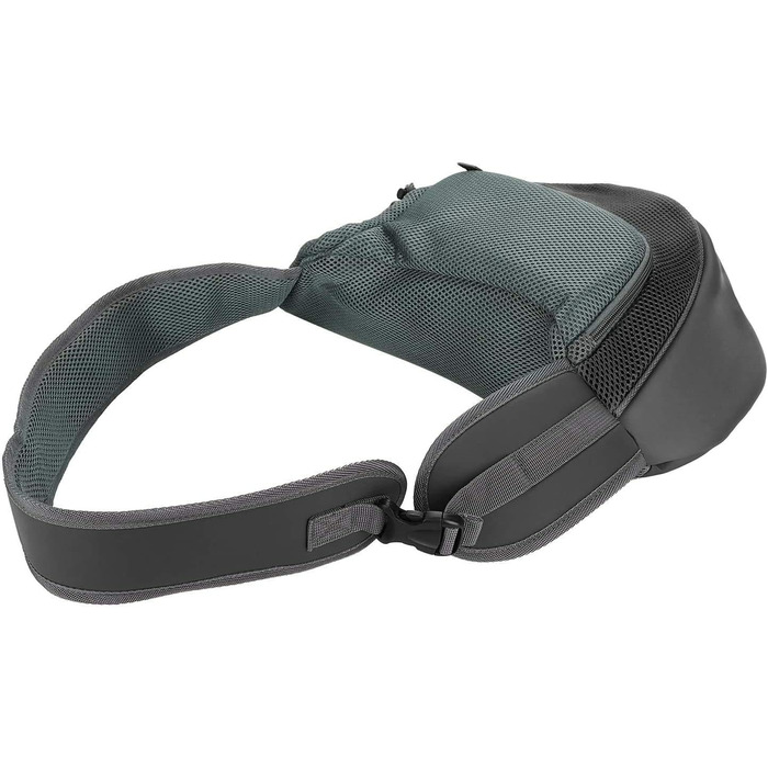 Тканинна переноска для собак та котів, сіра: зручна сумка-переноска для тварин, ідеальна для подорожей та прогулянок на вулиці. Підходить для маленьких собак та кошенят. Має регульований плечовий ремінь та сітчасте вікно для вентиляції.