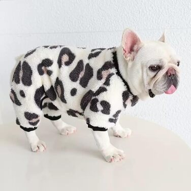 Піжама для собак, тепла, м'яка флісова, костюм для цуценят та собак великих та малих порід (M, XXL)