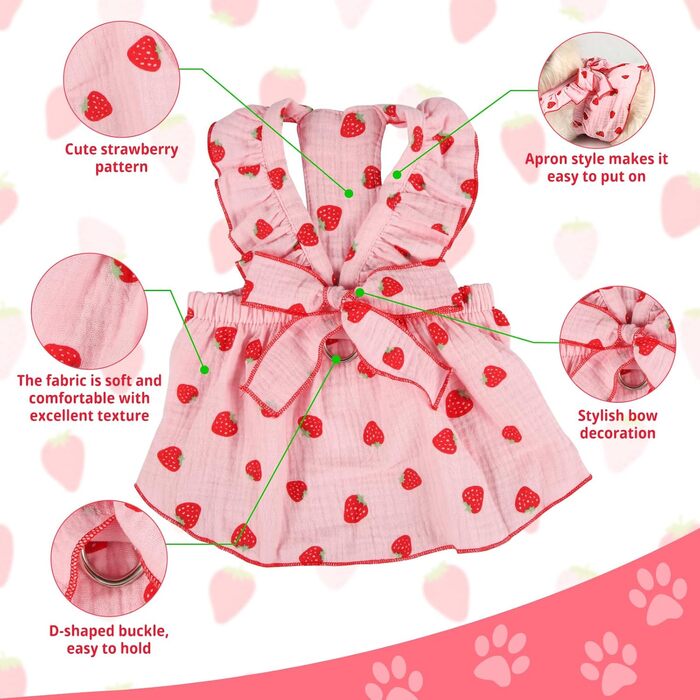 Сукні для собак та котів, принт 