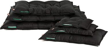 Ортопедична лежанка для собак Doctor Bark Urban - розмір M (70x50 см) - чорна, Made in Germany